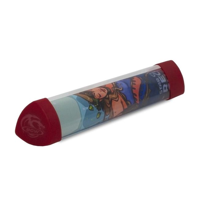 Playmat Tube with Dice Cap - Red