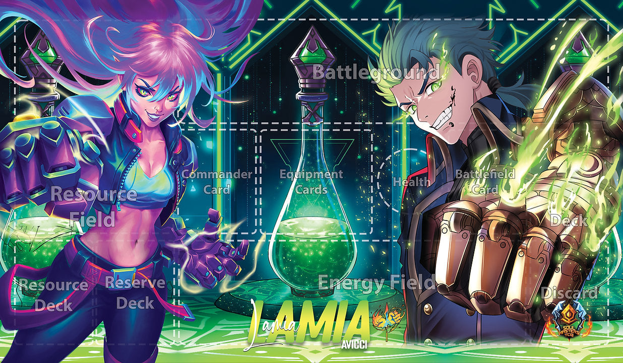 Lamia Avicci Playmat w/bag - Grided