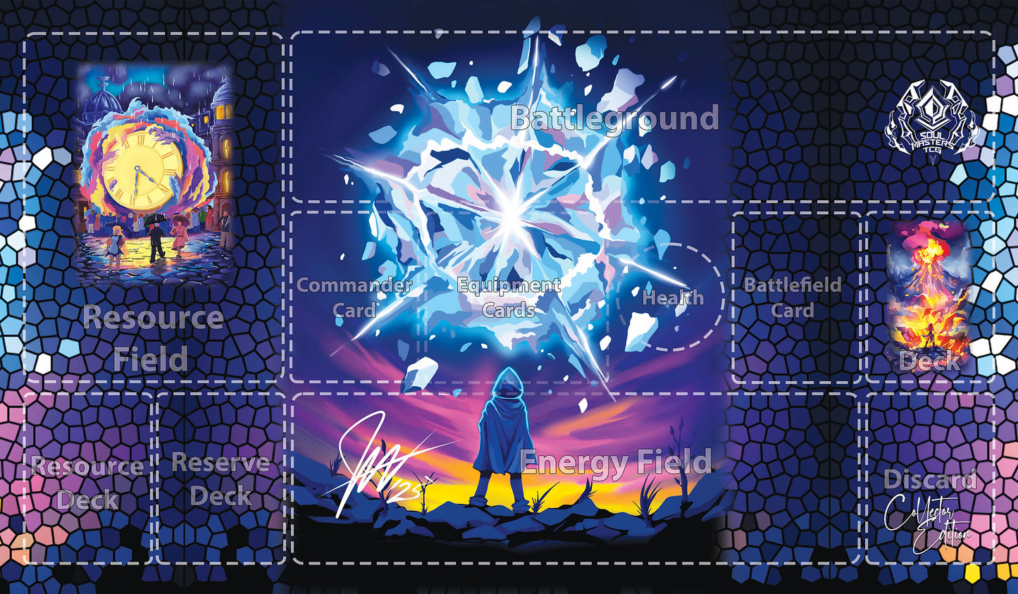 Art by Frozen Collector Set - Limited Edition Qty 200 Playmat w/bag- Grided