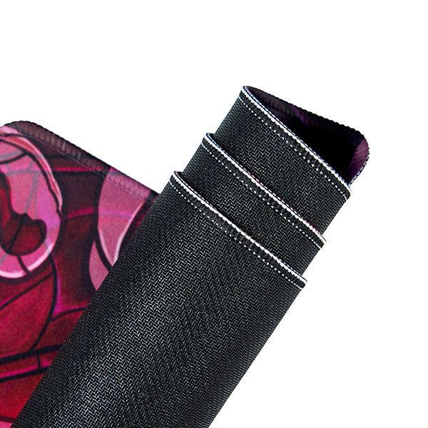 Playmat: Stained Glass - Fire & Ice Dragon