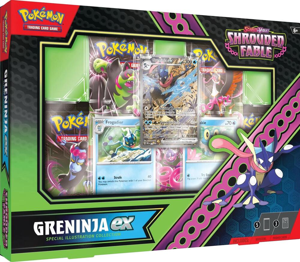Pokemon: Scarlet & Violet Shrouded Fable - Greninja ex Special Illustration Collection