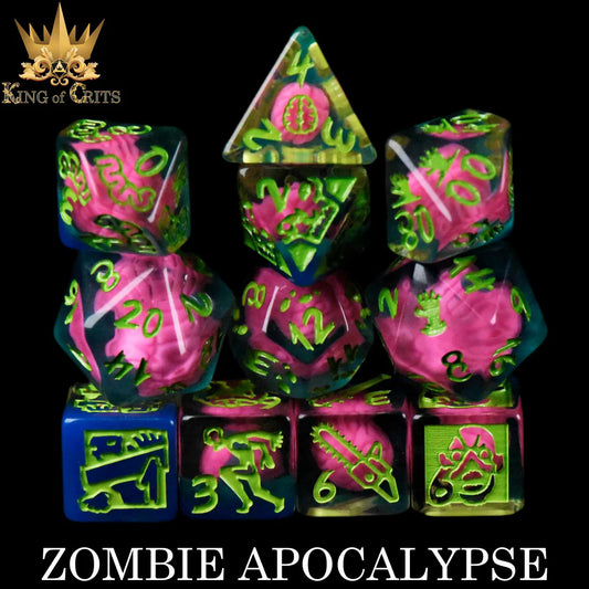 Zombie Apocalypse - 11 Dice Set