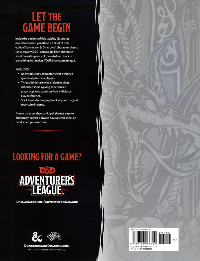 Dungeons & Dragons - Character Sheets - 5th Edition