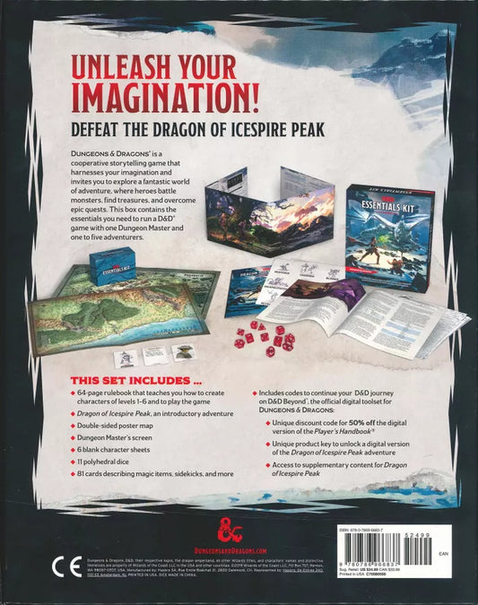 Dungeons & Dragons Essentials Kit (Boxed Set) - 5th Edition