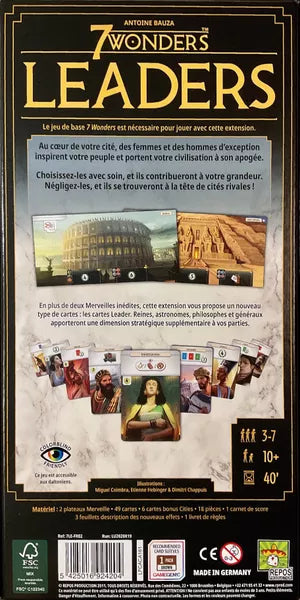 7 Wonders (Second Edition): Leaders - Board Game