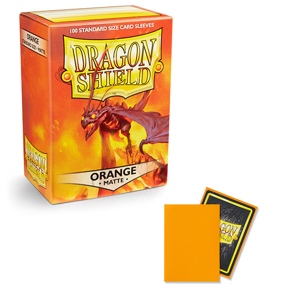 Orange - Matte Sleeves - Standard Size
