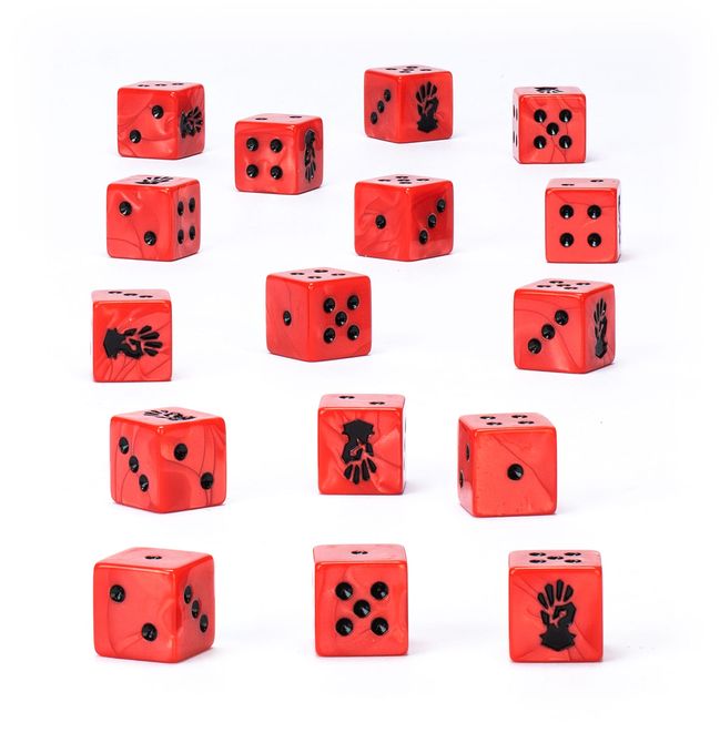 Chaos Space Marines Red Corsairs Dice