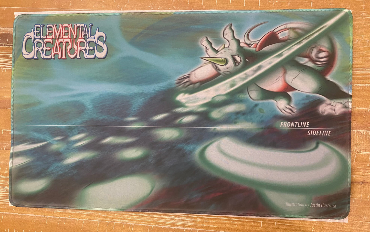 Elemental Creatures Playmat - Leaf Volley