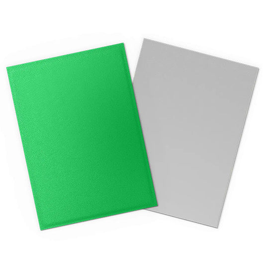 Apple Green & Silver - Matte Dual Sleeves - Standard Size