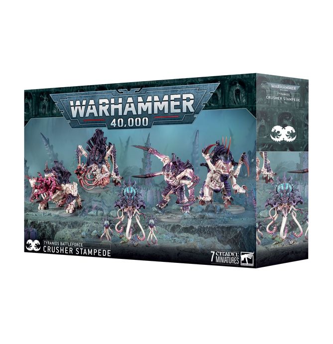 ウォーハンマー　ティラニッド バトルフォース、クラッシャースタンピード Amazon.com: Games Workshop Tyranids: Crusher Stampede Battleforce