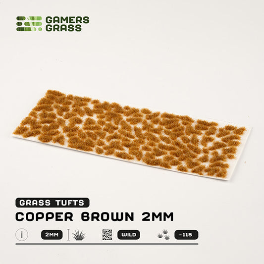 Tufts- Copper Brown 2mm- Wild
