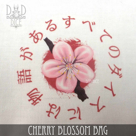 Cherry Blossom Dice Bag