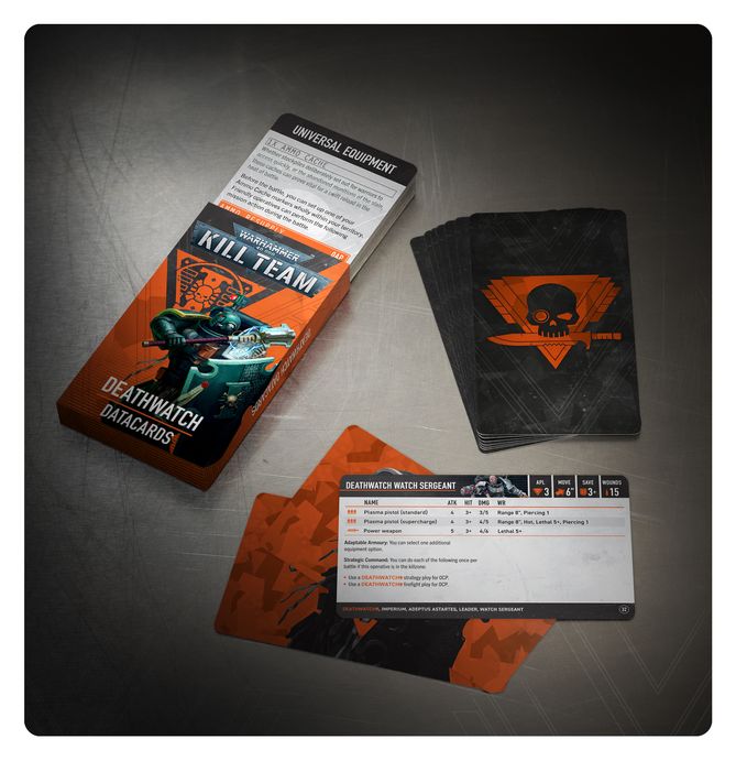Warhammer 40K: Kill Team Deathwatch Datacards
