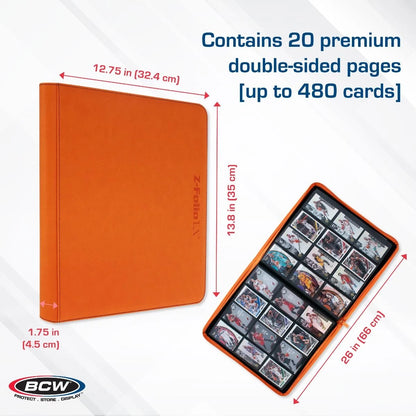 Z-Folio 12-Pocket LX Album - Orange