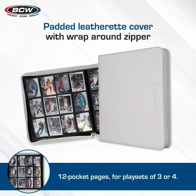 Z-Folio 12-Pocket LX Album - White