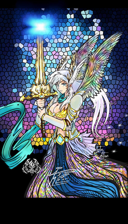 Art by Themagiaisot Collector Set - Limited Edition Qty 200 Playmat w/bag- Grided
