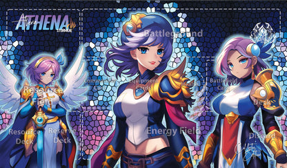 Athena Collector Set - Limited Edition Qty 200 Playmat w/bag- Grided