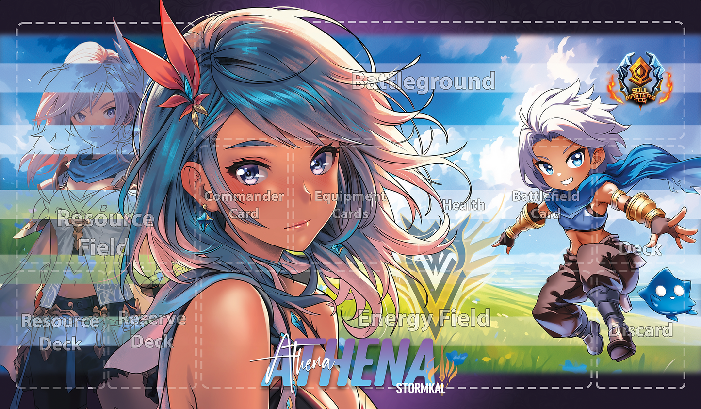 Athena Sormkal Playmat w/bag- Grided