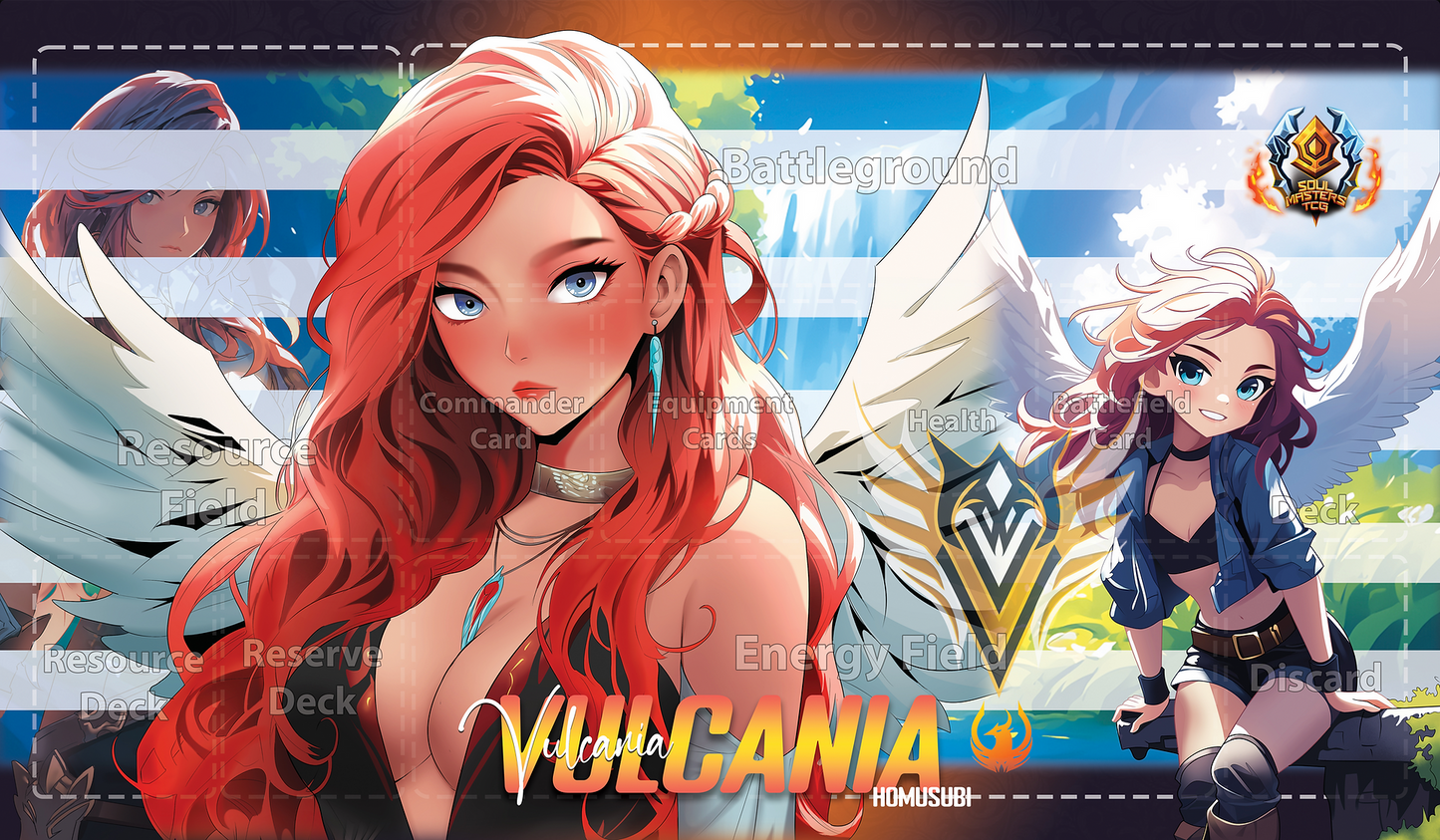 Vulcania Homosubi Playmat w/bag- Grided