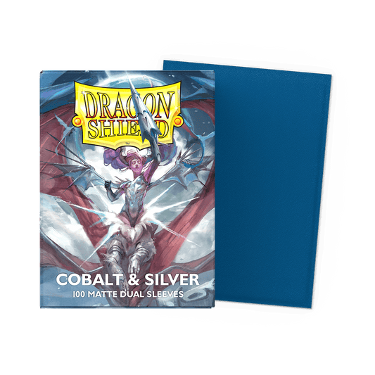 Cobalt & Silver - Matte Dual Sleeves - Standard Size