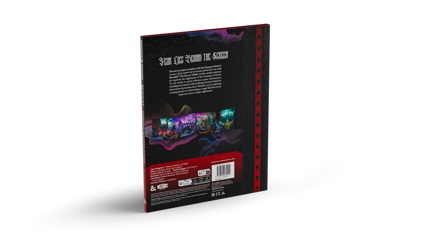 D&D, Ravenloft - The Horrors Within DM Screen