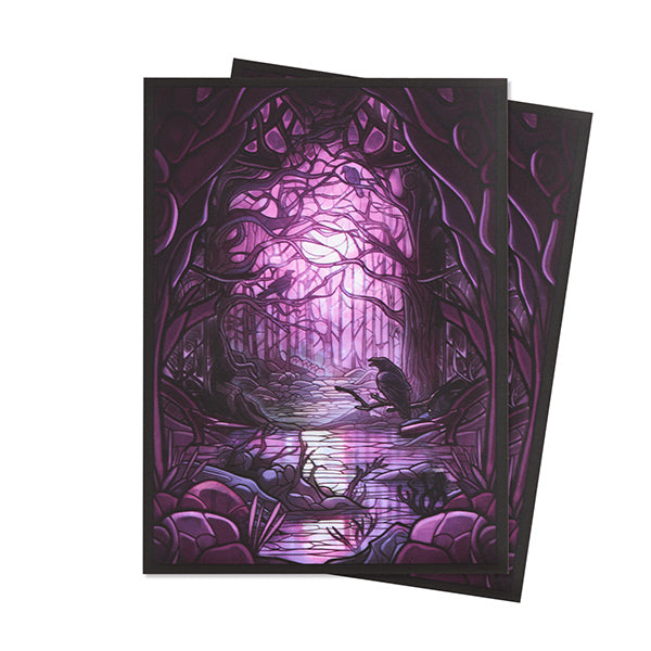 Arcane Fortress - Standard- Matte Art - Stained Glass- Decaying Swamp (100 ct)