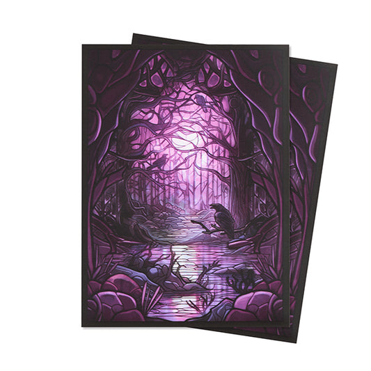 Arcane Fortress - Standard- Matte Art - Stained Glass- Decaying Swamp (100 ct)