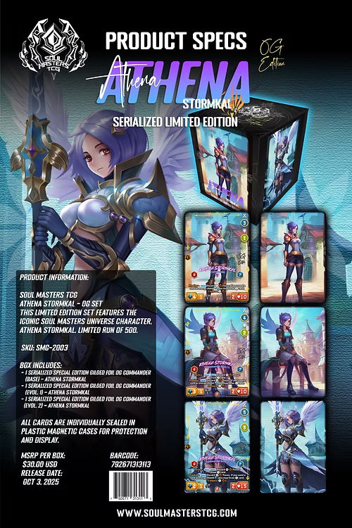 OG Edition Set Athena Stormkal Serialized QTY 500