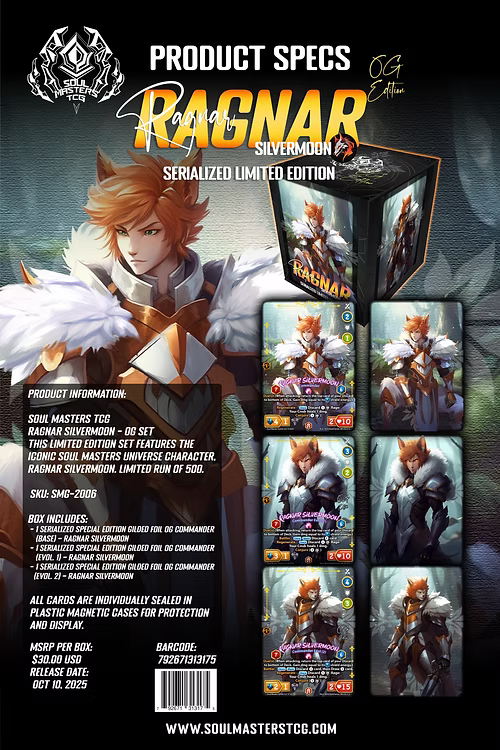 OG Edition Set Ragnar Silvermoon Serialized QTY 500
