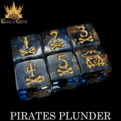 Pirates Plunder - 11 Dice Set