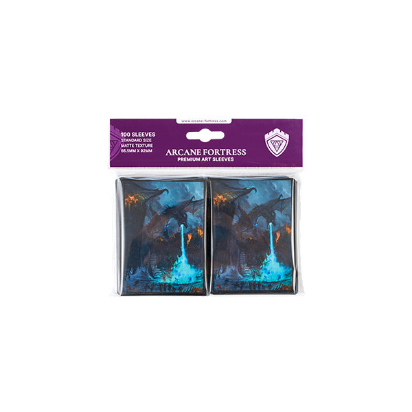 Arcane Fortress - Standard- Matte Art- Year of the Dragon- Winter's War (100 ct)