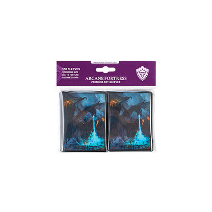Arcane Fortress - Standard- Matte Art- Year of the Dragon- Winter's War (100 ct)