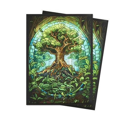 Arcane Fortress - Standard- Matte Art - Stained Glass- Mythical Forest(100 ct)