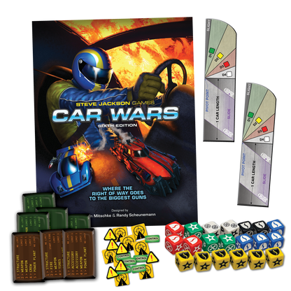 Car Wars - Two Player Starter Set: Red / Yellow - Board Game