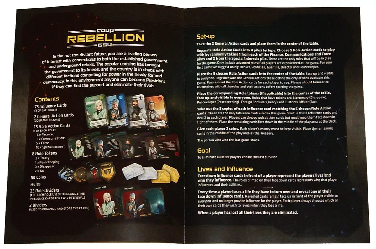 Coup: Rebellion G54 - Board Game