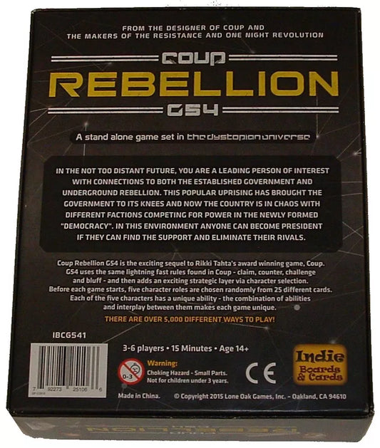 Coup: Rebellion G54 - Board Game