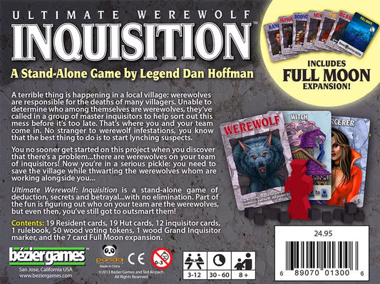 Ultimate Werewolf: Inquisition - Board Game