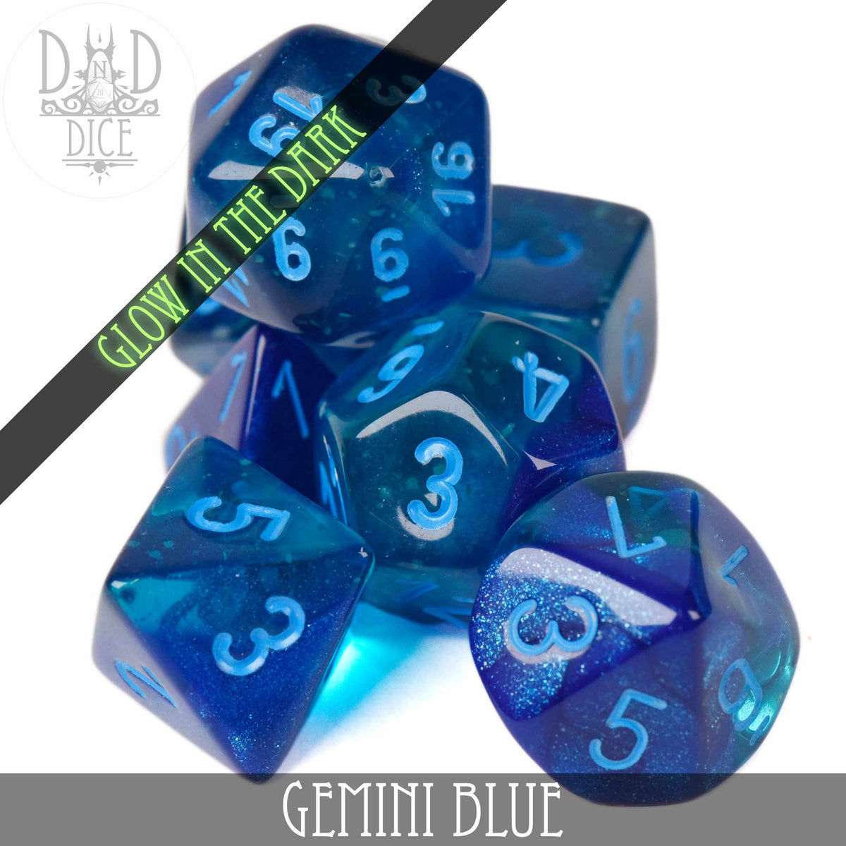 Gemini Blue Luminary (Glow in the Dark)