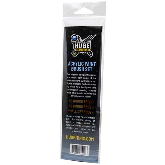 Huge Miniatures Vegan Sable Brush Set