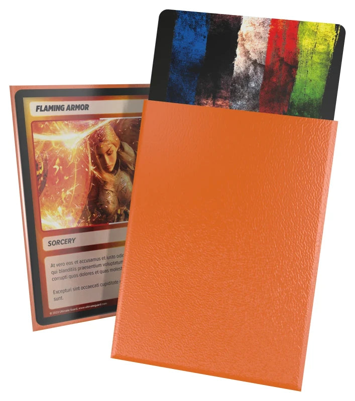 Cortex Sleeves Matte Standard Size (100) - Orange