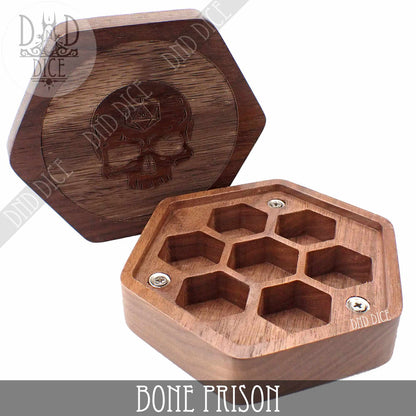 Bone Prison Wood Dice Box