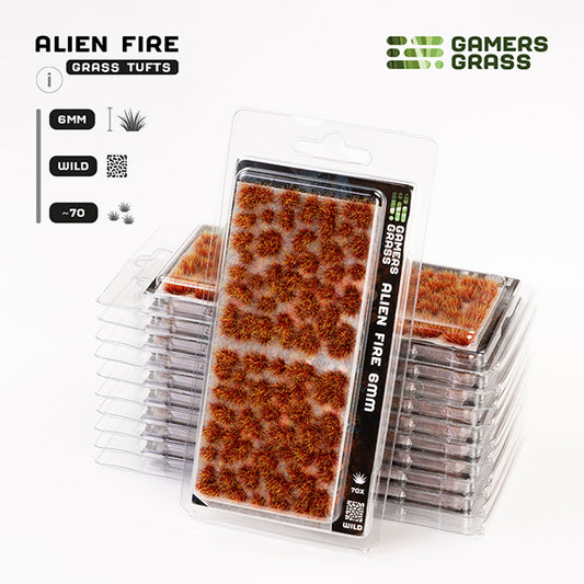 Alien Tufts- Fire Tuft 6mm- Wild