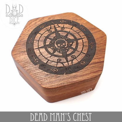 Dead Man's Chest Wood Dice Box