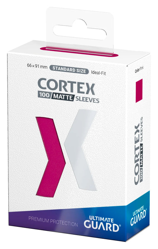 Cortex Sleeves Matte Standard Size (100) - Pink