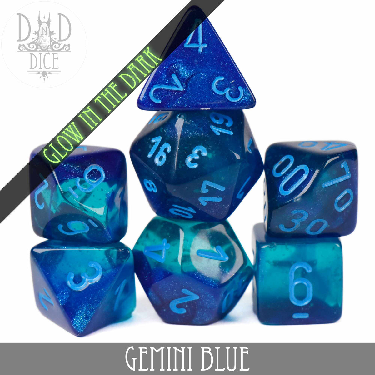 Gemini Blue Luminary (Glow in the Dark)
