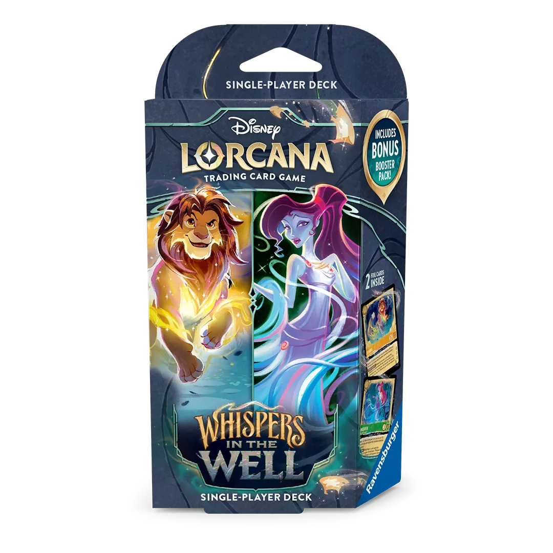 Disney Lorcana: Whispers in the Well Starter Deck (Amber & Emerald)
