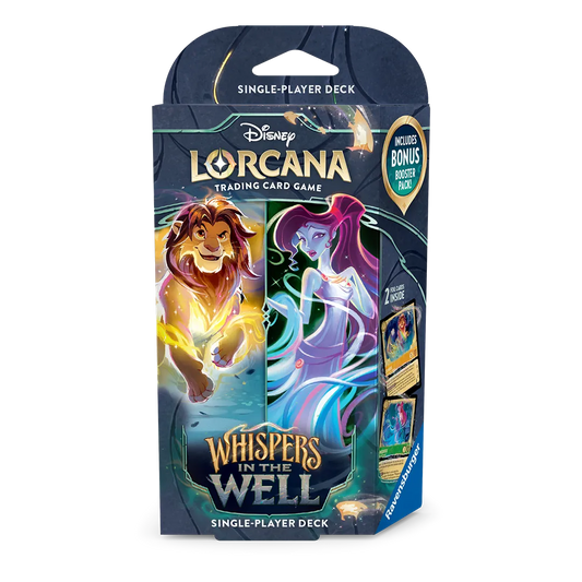 Disney Lorcana: Whispers in the Well Starter Deck (Amber & Emerald)