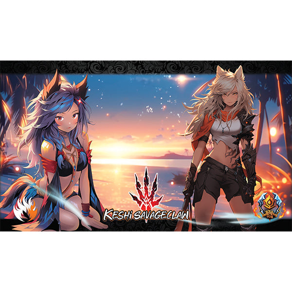 Keshi Savageclaw Playmat w/bag- Grided