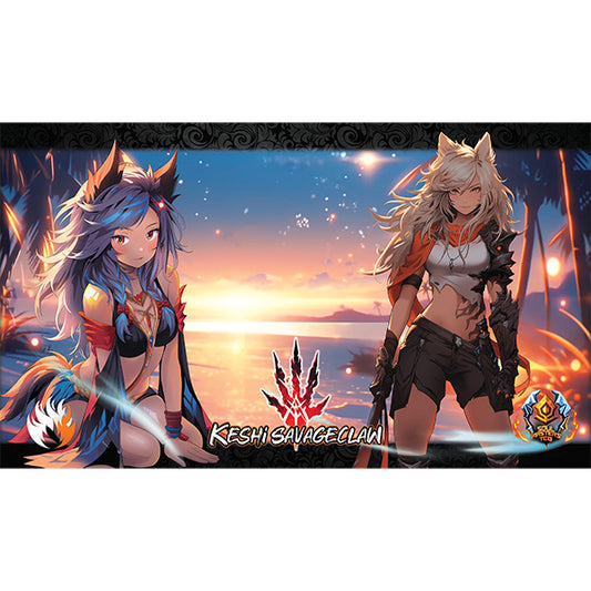 Keshi Savageclaw Playmat w/bag- Grided