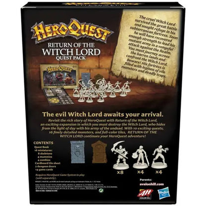 Heroquest: Return of the Witch Lord Quest Pack